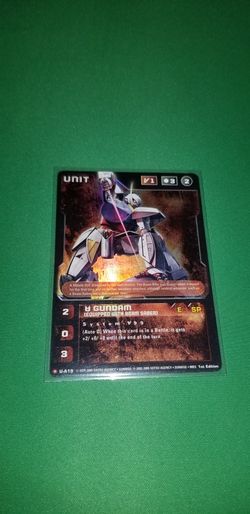 Gundam war Ccg 200t Rare Golo Foil Turn A Gundam Extremely Hard To Find
