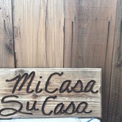 Wood Sign 