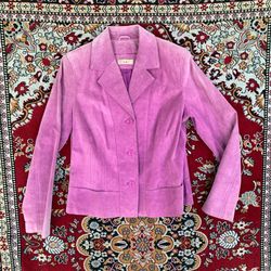 I.E. Purple Suede Jacket