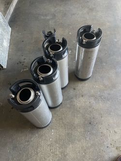 Cornelius kegs and c02 tank.