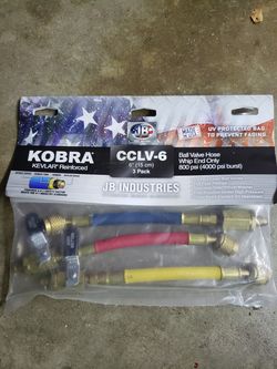 JB Industries Kobra CCLV-6 Adapter Hoses