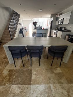 Bucle dining chairs