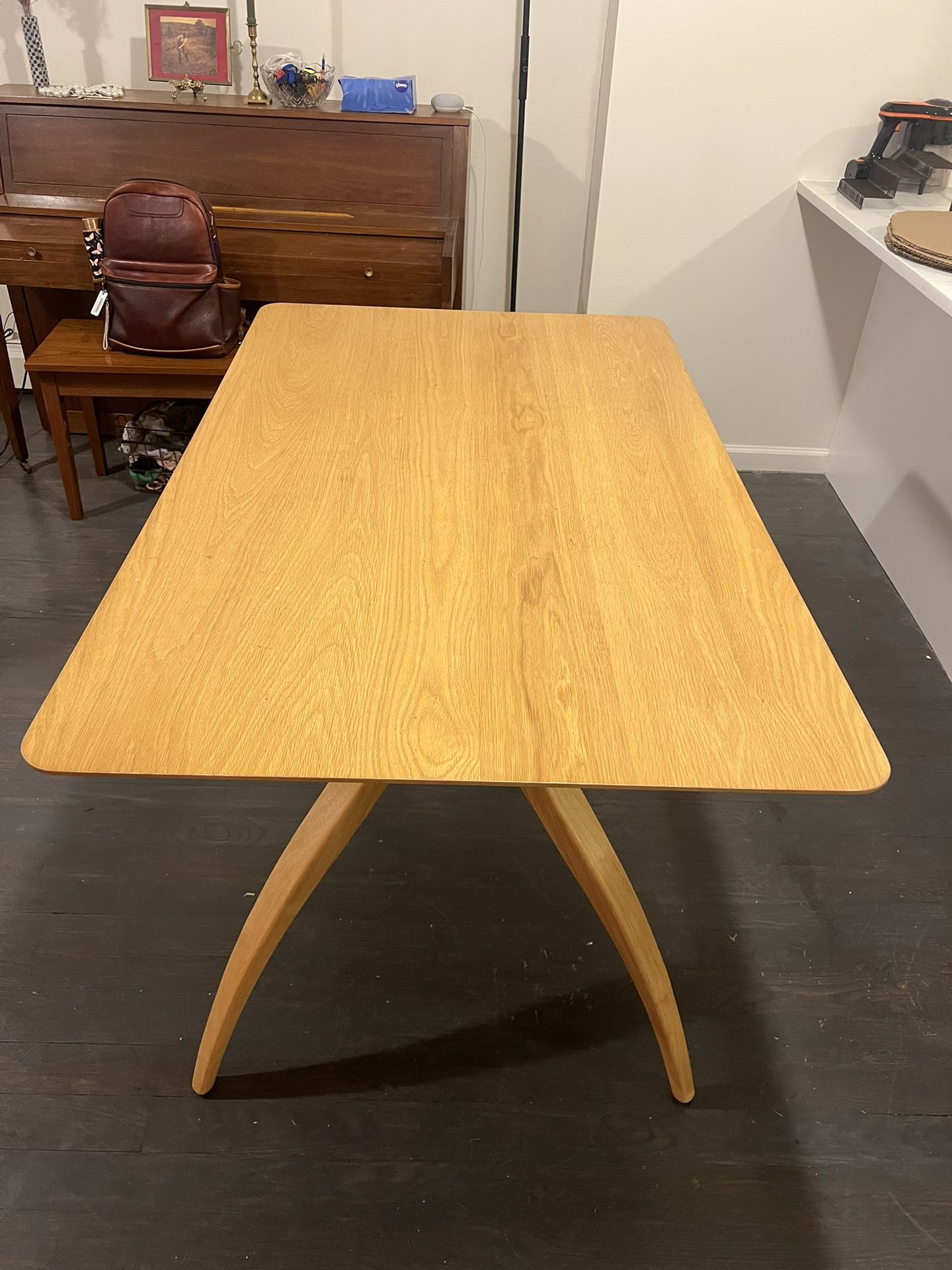 Dining Table Set – 5 ft x 3 ft table with with 4 Cushioned Chairs