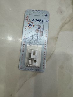 New Home Hi/Lo Shank Adaptor for Sewing Machines - Use Low Shank Feet