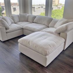Cloud Sectional Sofa Soft Chaise Handmade 