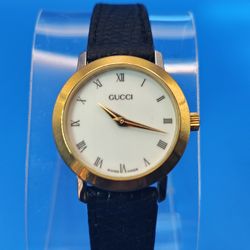 Vintage 1996 Authentic Gucci 2200L Swiss Made 25mm Women's Quartz Watch W/ Box 