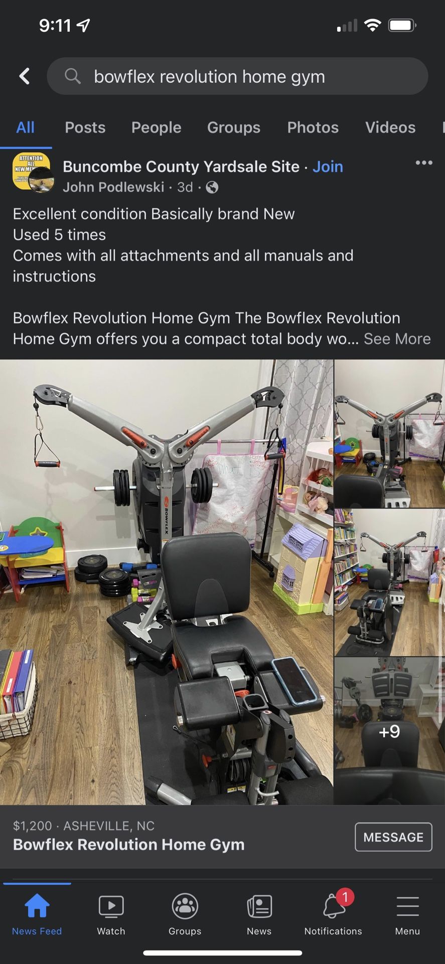 Bowflex revolution home gym reviews clearance