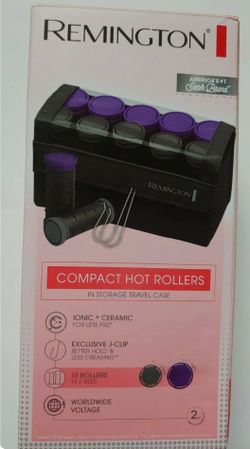 Remington H1016 Compact Ceramic Worldwide Voltage Hair Setter, Hair Rollers