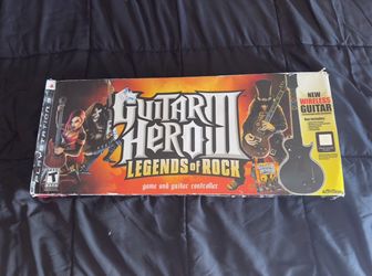 Guitar hero ps3 box