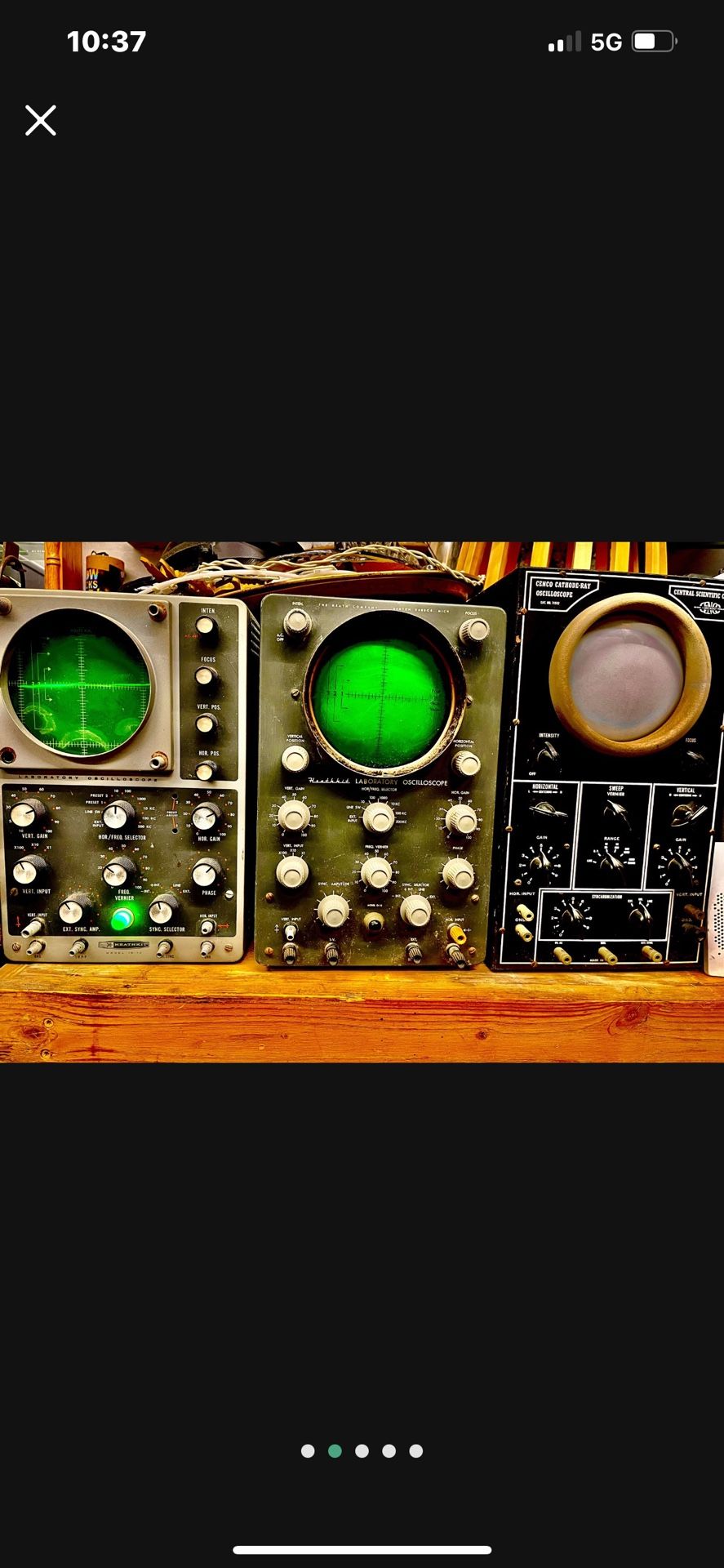 Vintage Oscilloscopes Sold As Is 3 Available $150 obo