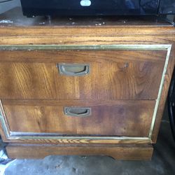 2 Drawer End Table