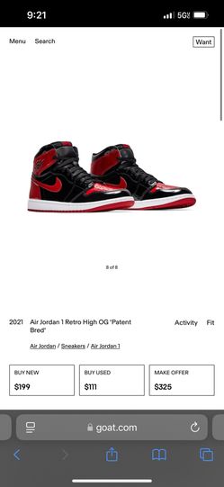 Jordan 1 Patent Red