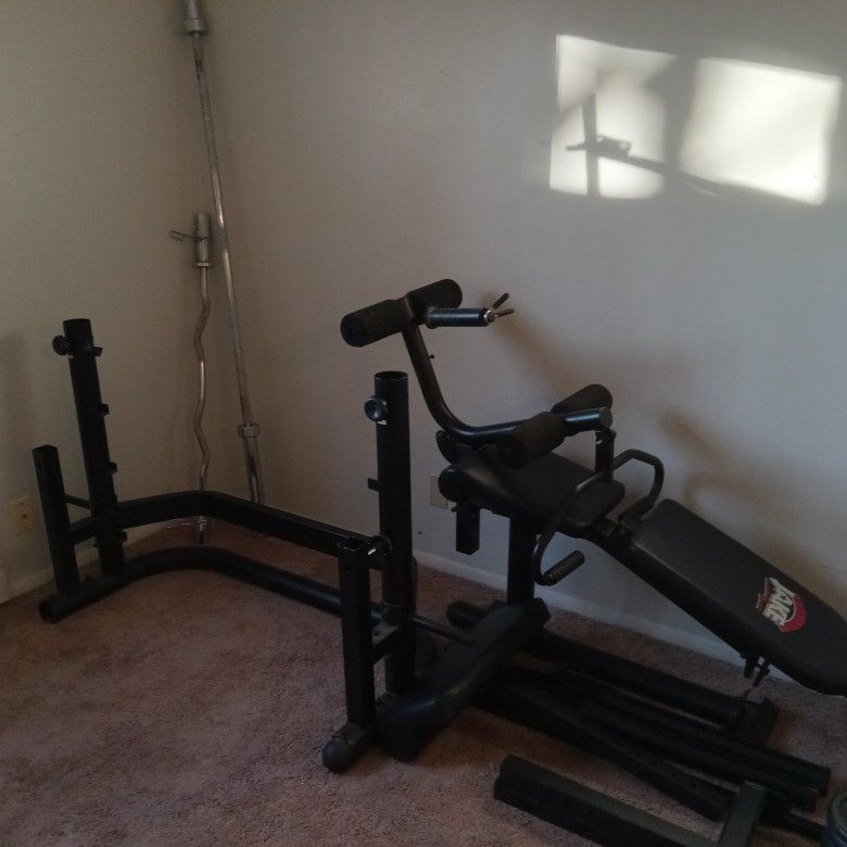 295# Olympic Weight Set W/Arm & Leg Developer