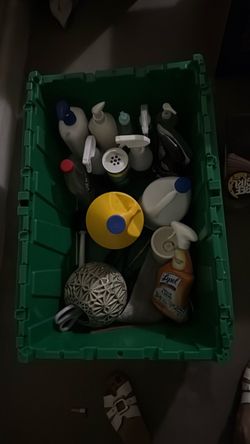 Cleaning supplies  used