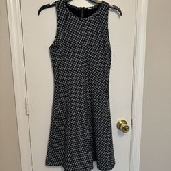 Lululemon Go Til Dawn Dress Black White Deep Dive Checker Size 6