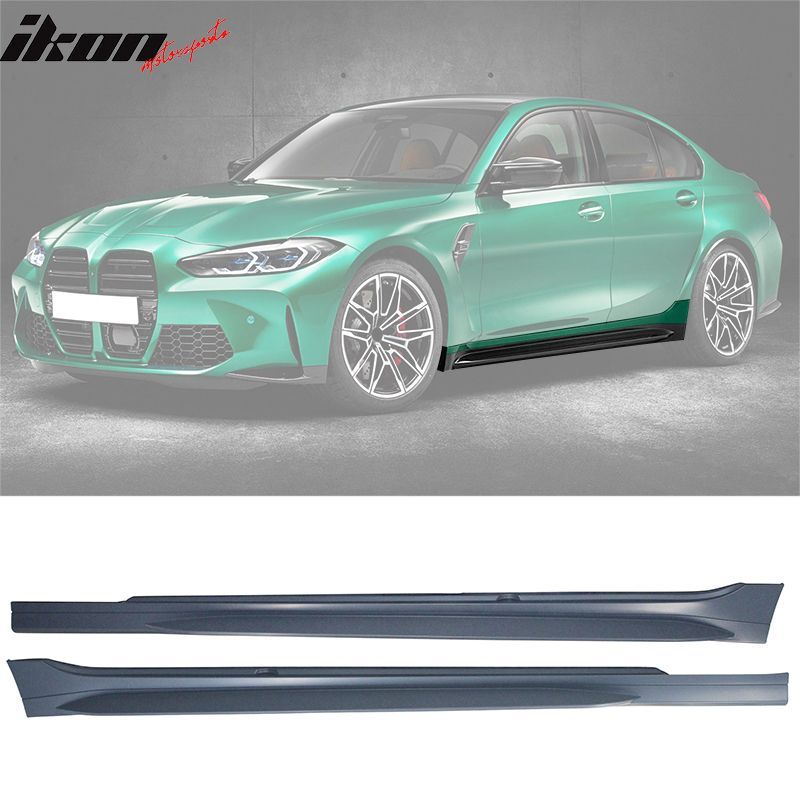 Fits 2019-2023 BMW 3 Series G20 Sedan 4-Door M3 Style Side Skirts Rocker Panels