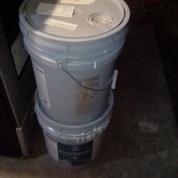 Big Cans Of Paint  White Inside Paint 