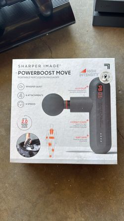 Portable percussion massager