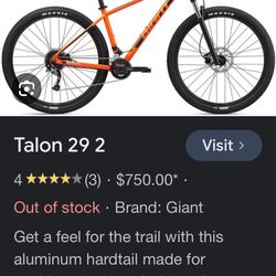 Giant talon 2024 2 orange