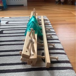 Lot of 6 pieces Wood Wall Mount Coat Rack