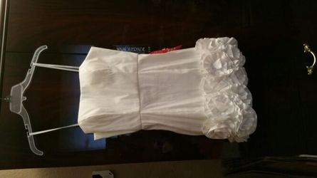 All white party dress