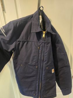 Carhartt Navy Duck Work Jacket