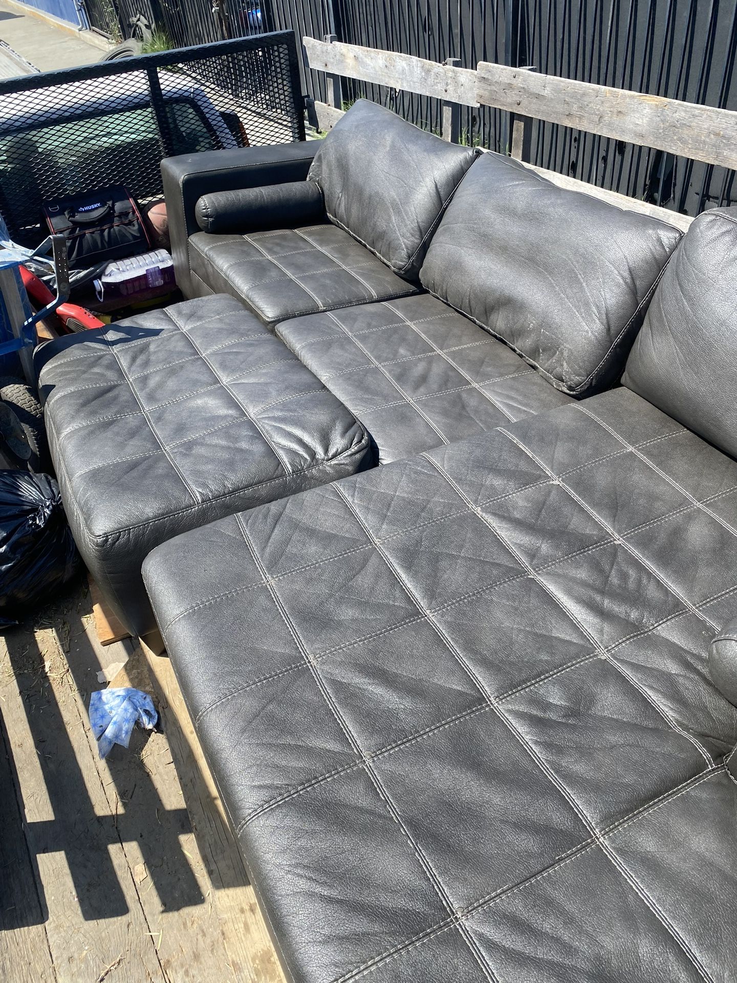 Black Charcoal/ Gray Couch