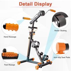 Pedal Exerciser Bike Hand Arm Leg and Knee Peddler, Arm Leg Knee Physical Therapy Exercise Bike