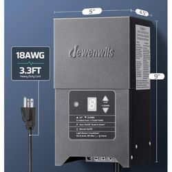 DEWENWILS 300W Low Voltage Landscape Lighting Transformer, 120V to 12/15V AC, Weatherproof Low Voltage Landscape Transformer with Photocell & Timer