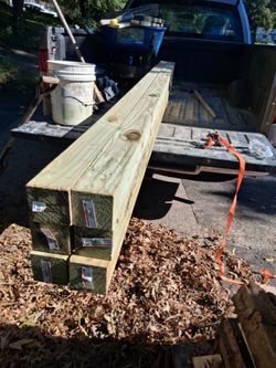 4x4x12' pressure treated