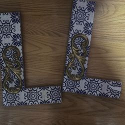 L Initial Wall Decor 