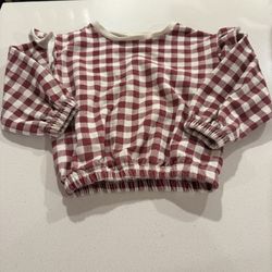 Jessica Simpson 3t Toddler Red And White Checkered Sweater