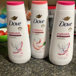 Dove Body Wash-3 Items!($23.91+ Value)