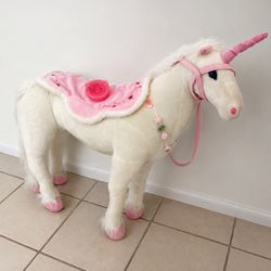 Large Plush Unicorn Toy 32 x 38 x 8