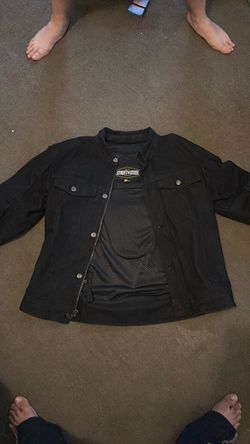 Street & Steel Black Motorcycle Jacket