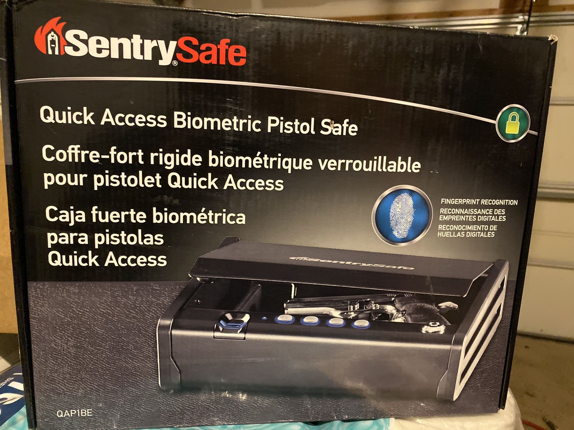 Sentry biometric safe