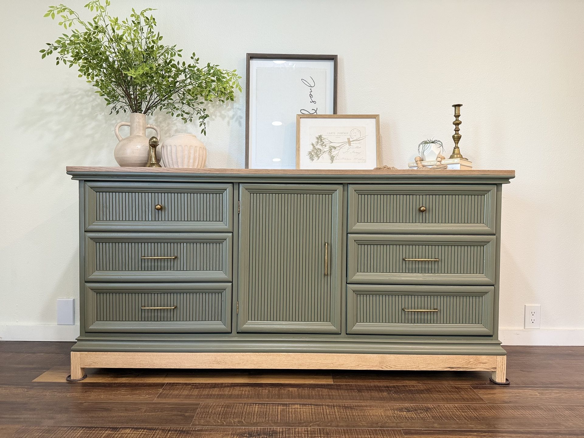 Newly Refurbished Vintage 9 Drawer Dresser