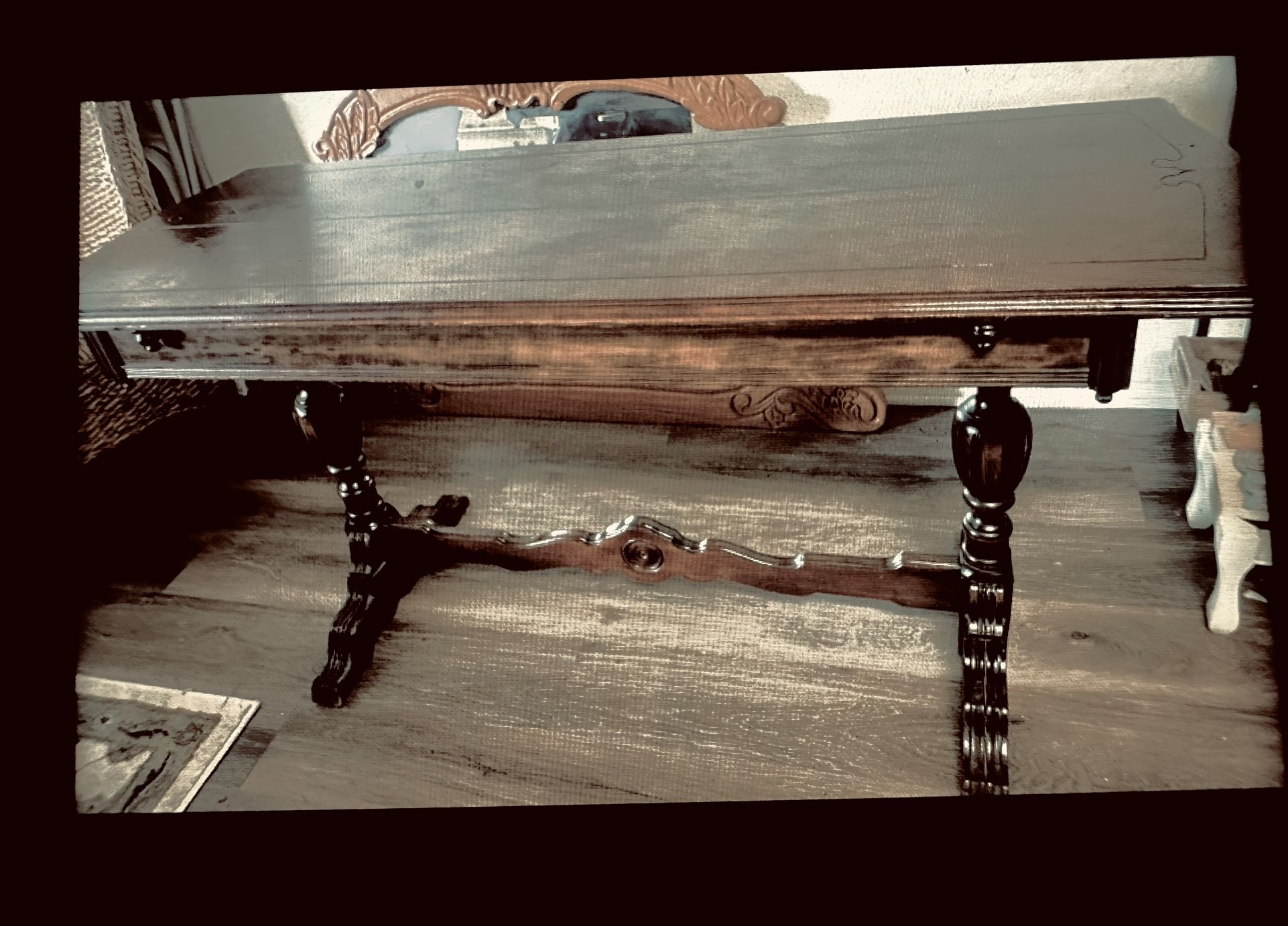 Fold In leaf Antique Table