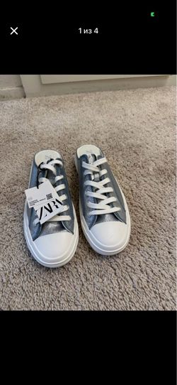 Zara open back sneakers