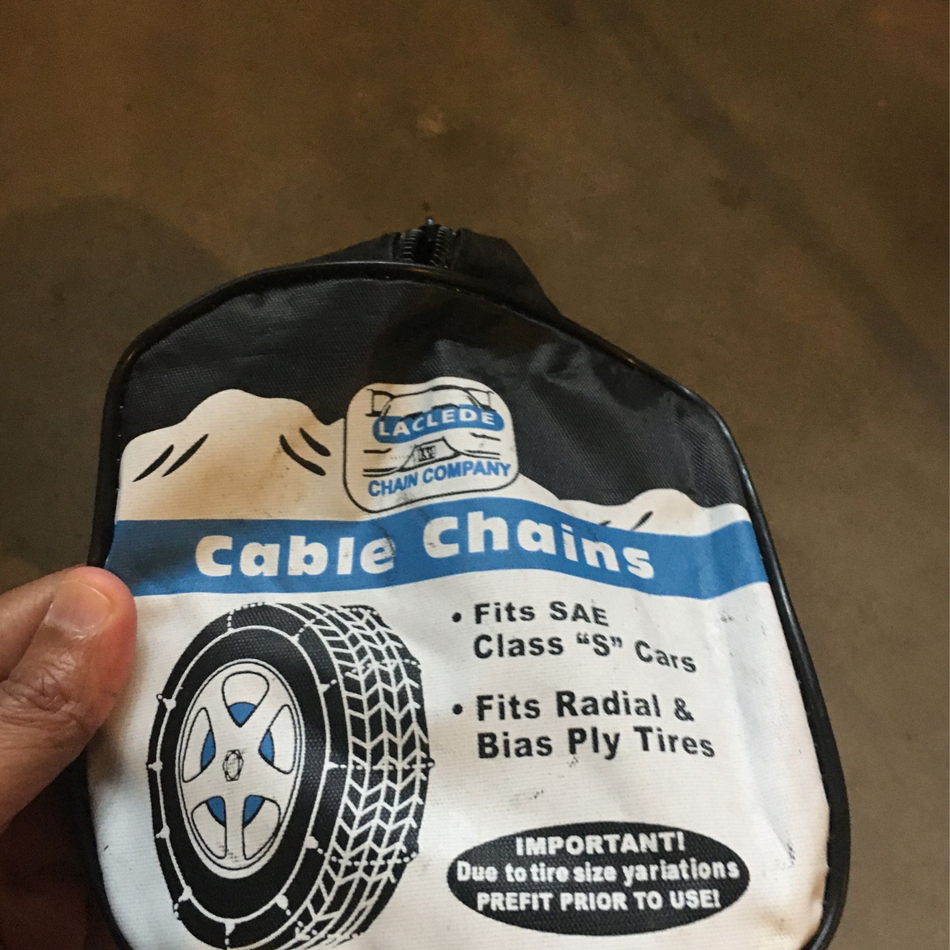 Tire Chains - Laclede Passenger Snap-Lock Cable Chains