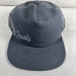 Paramount Apparel Adobe Create Grey Mesh Trucker Hat Snapback Adjustable Cap