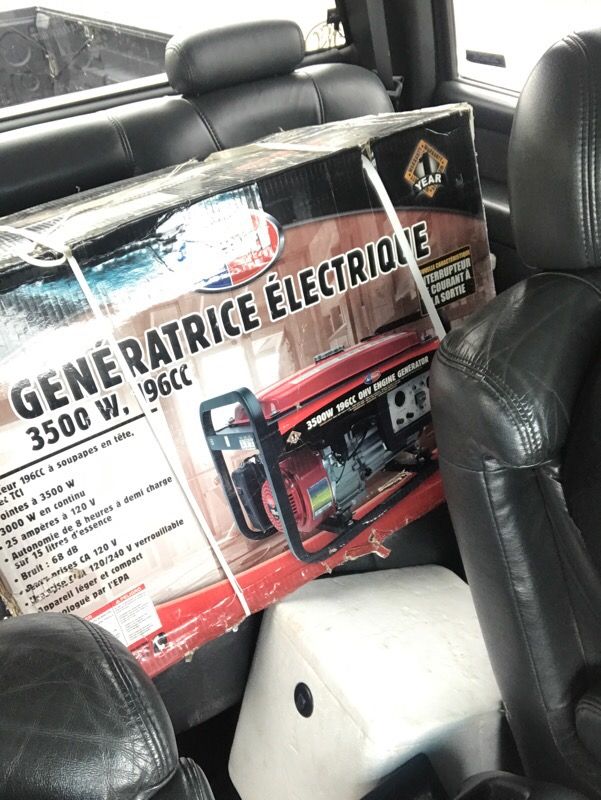Generator brand new