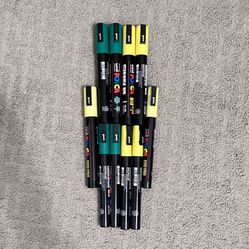 10 Uni  POSCA Paint Markers New 