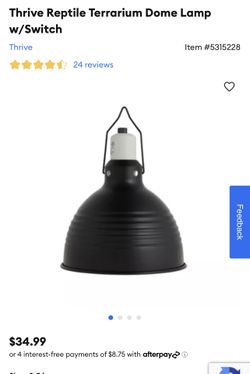 NEW 8.5” DOME LAMP