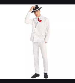 Adult '20s White Mobster Suit