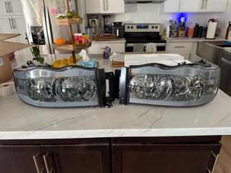 02-05 Dodge Ram 1(contact info removed) 3500 LED Tube Projector Headlights Headlamps