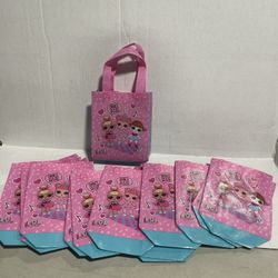 LOL Surprise Mini Gift Bags Goody Bags Party Favor Goodie Bags 22 Pieces Tote Bags. Not Paper Or Cheap plastic 