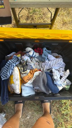 Baby clothes and toys