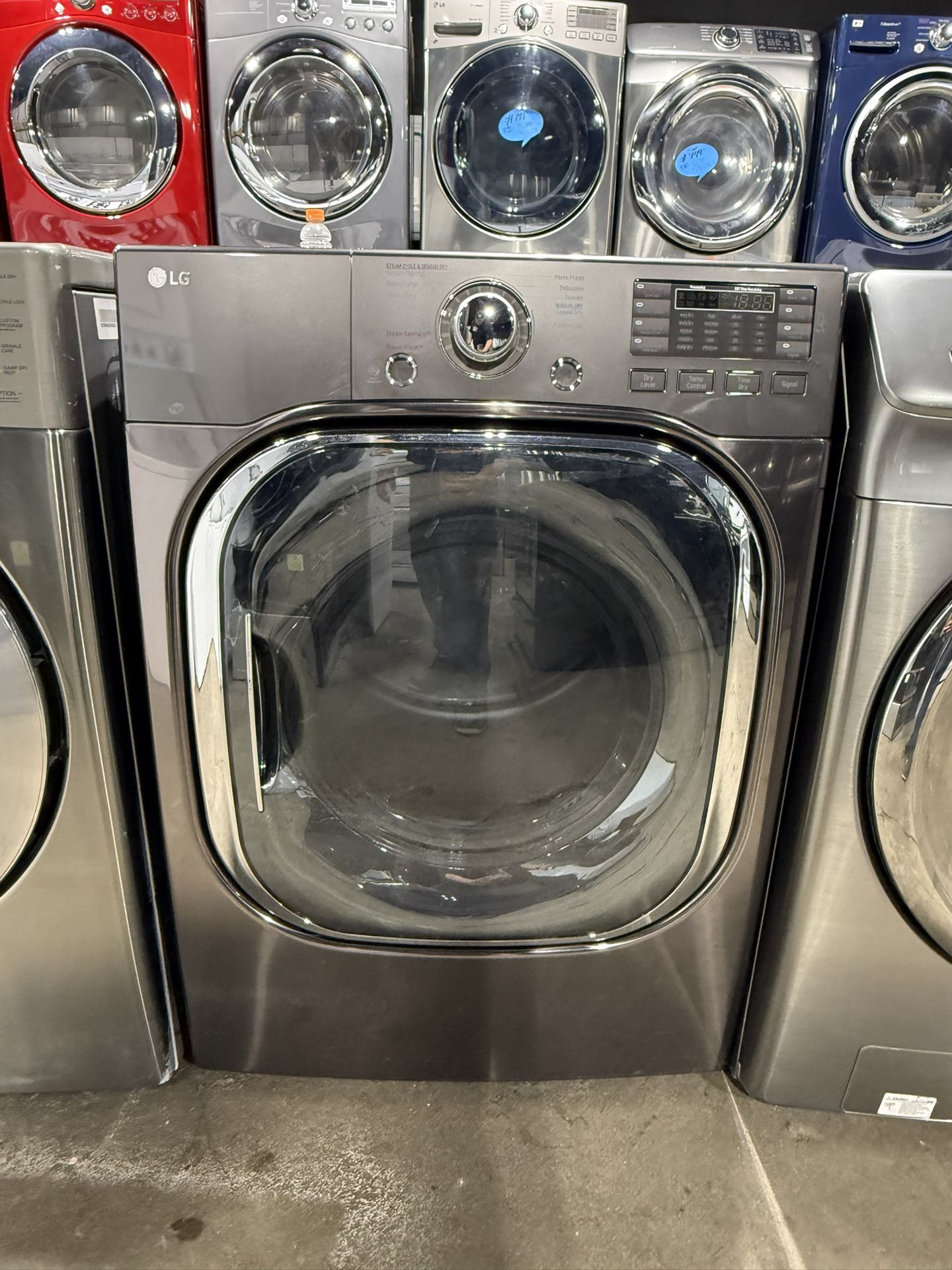 LG Stainless steel gas dryer