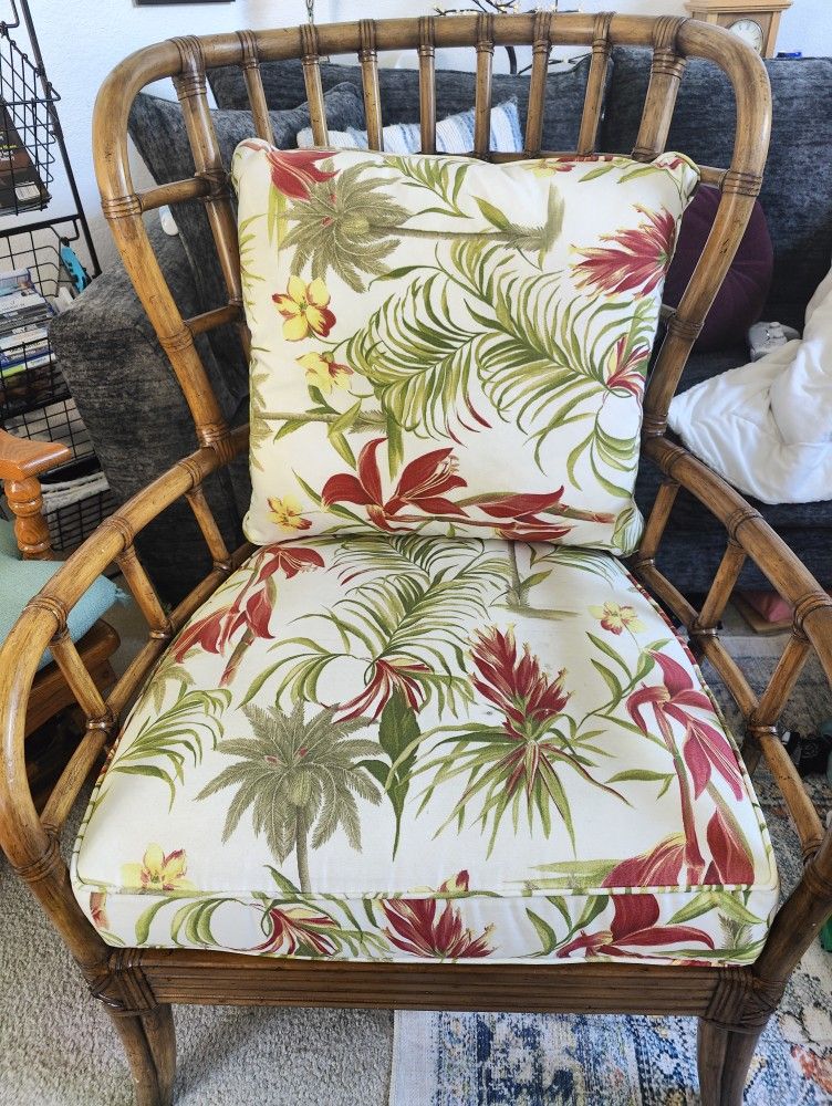 Tommy Bahama Wingback Tropical Chairs
